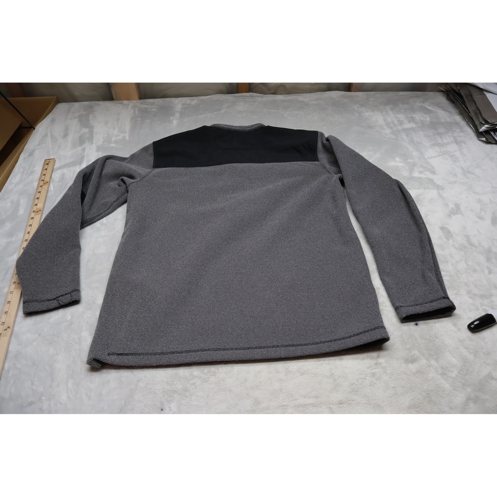 Carhartt Sweater Mens Medium Black Fallon 1/2 Zip Relaxed Fit Pullover Warm Soft - Picture 6 of 11